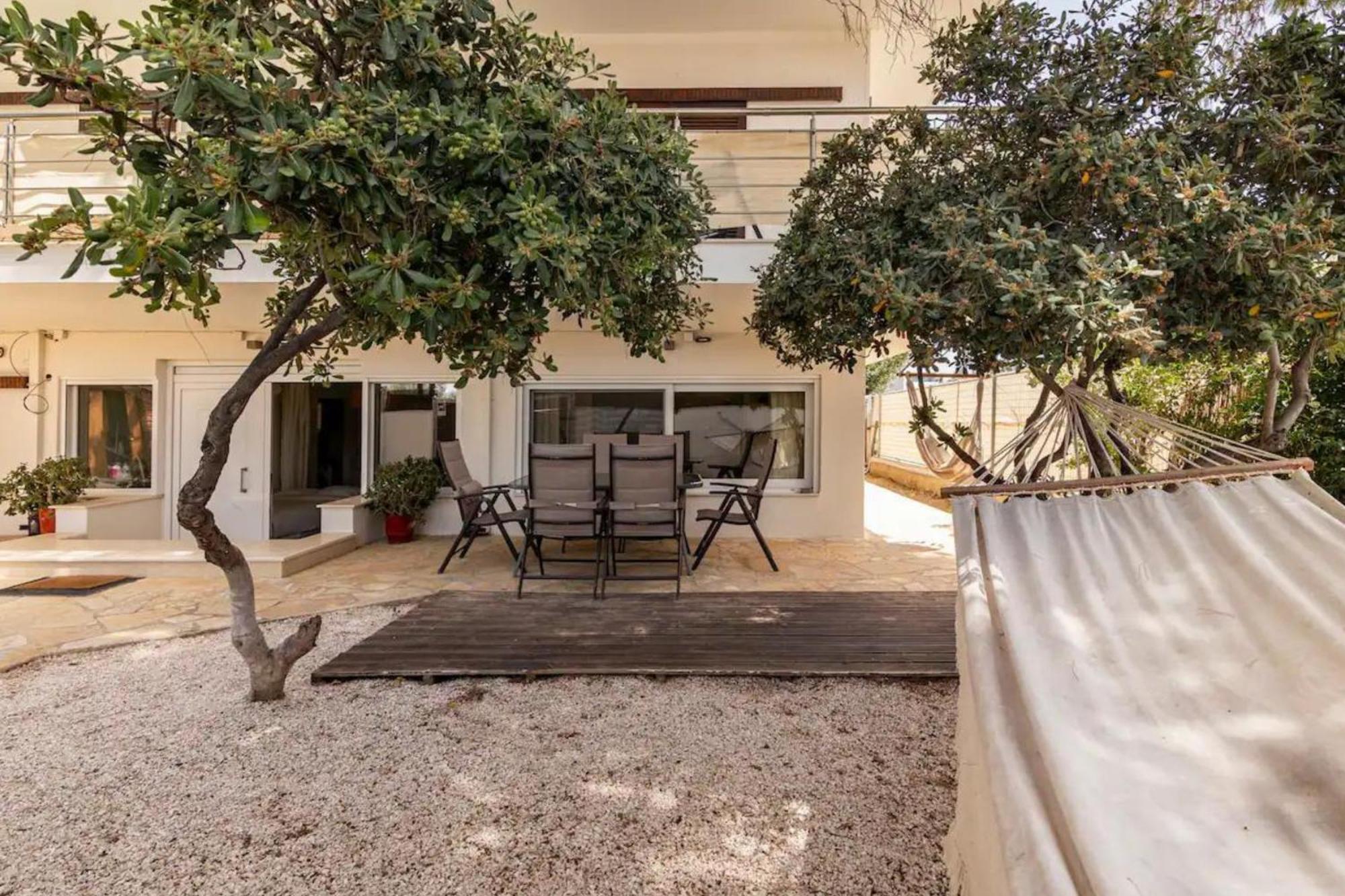 Rafia Loft Loutraki, Garden & Pool Table - Beach エクステリア 写真