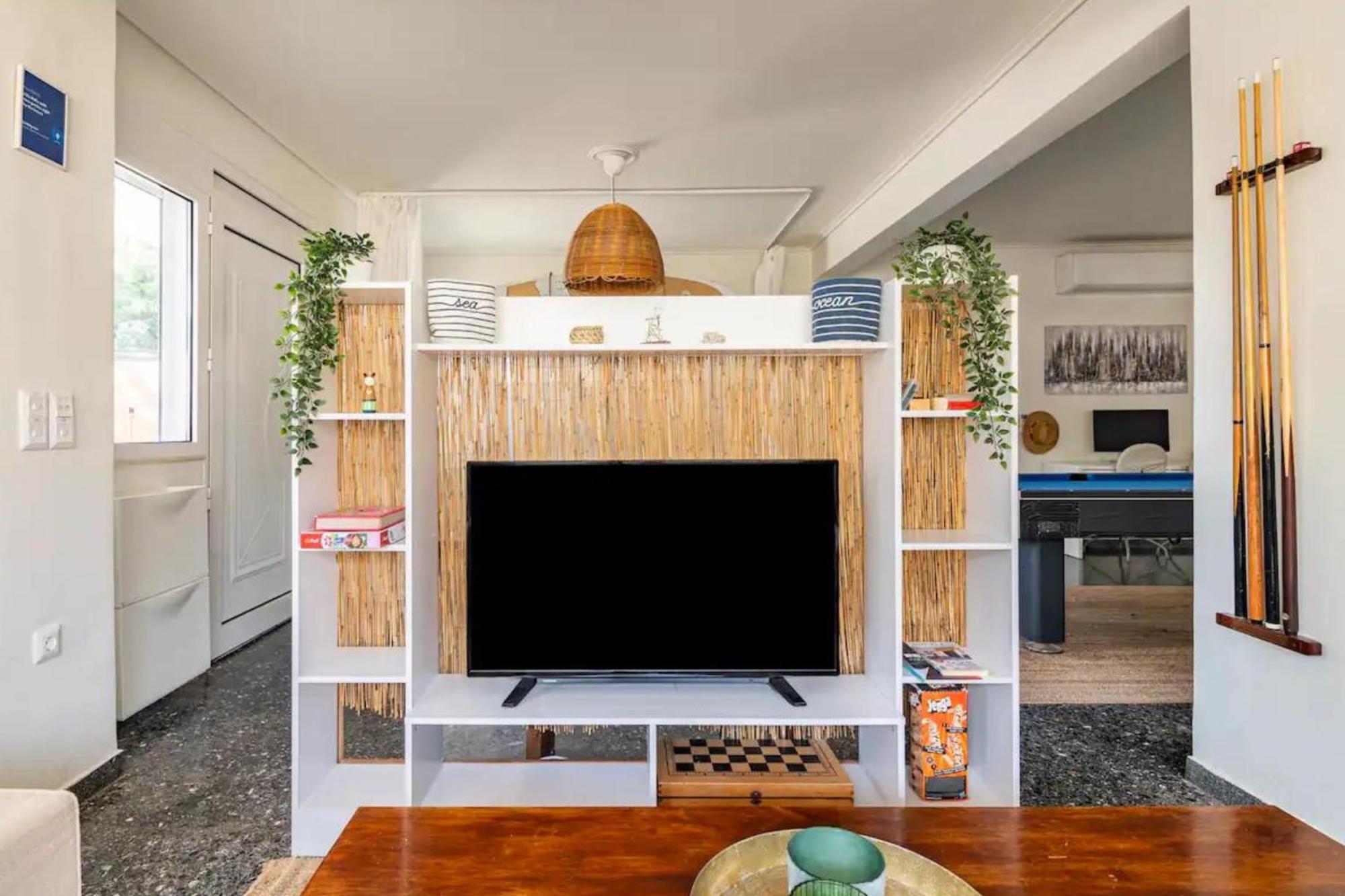 Rafia Loft Loutraki, Garden & Pool Table - Beach エクステリア 写真